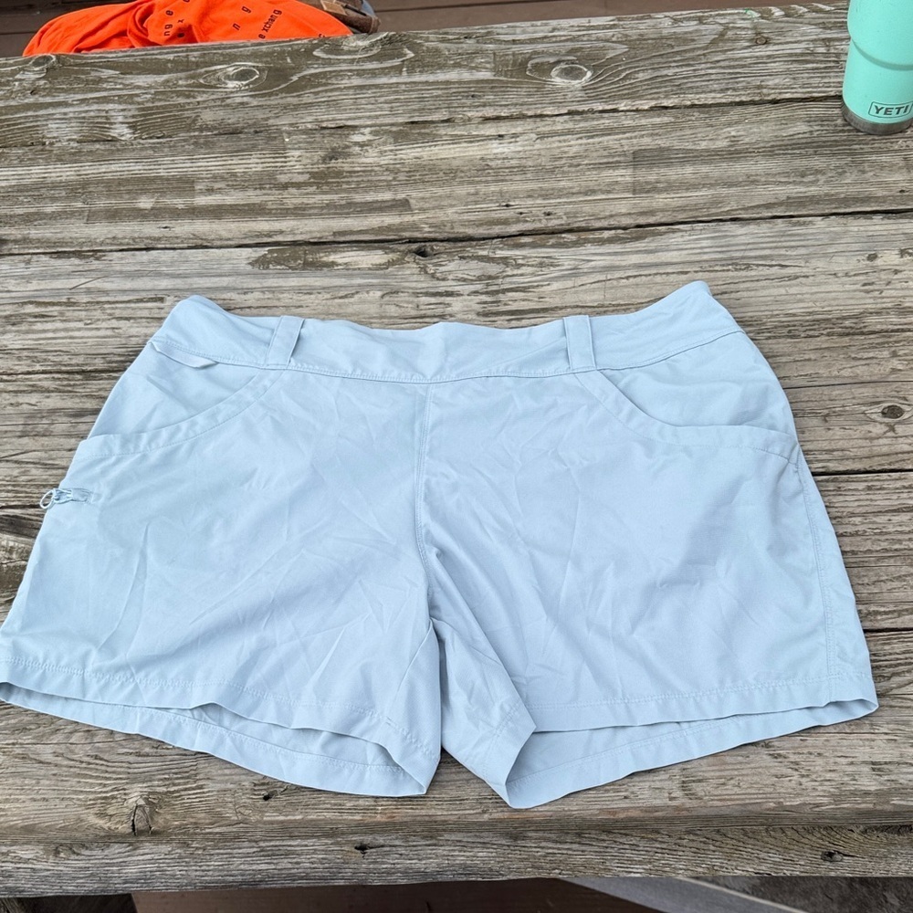 Patagonia light blue women’s Tech shorts size XL